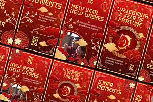 Chinese New Year Social Media, a Social Media Template by Loin Studio