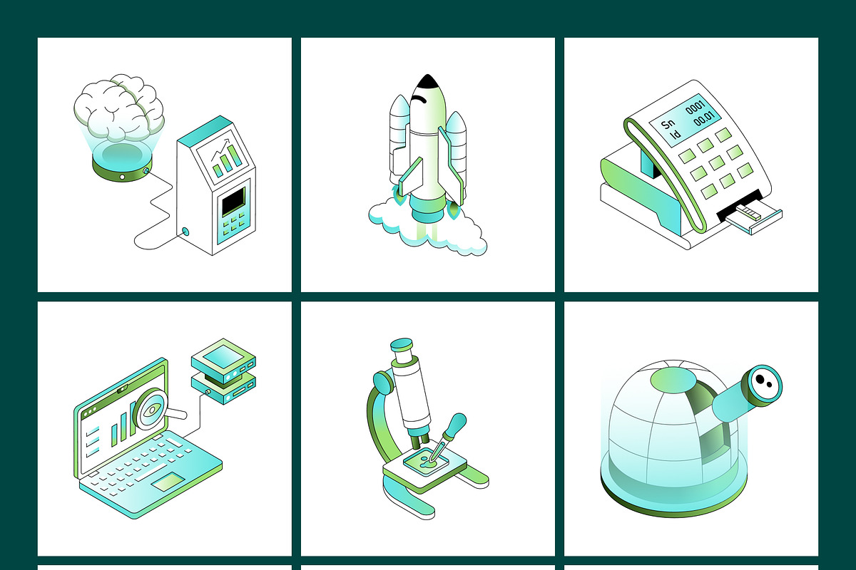200 Future Tech and Innovation, a Technology Illustration by Prosymbols (Photo 14 of 16)