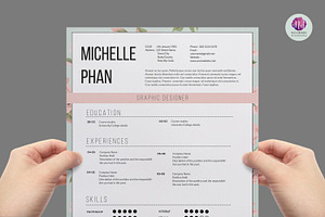 Elegant 1 page CV template, a Resume Template by Chic templates