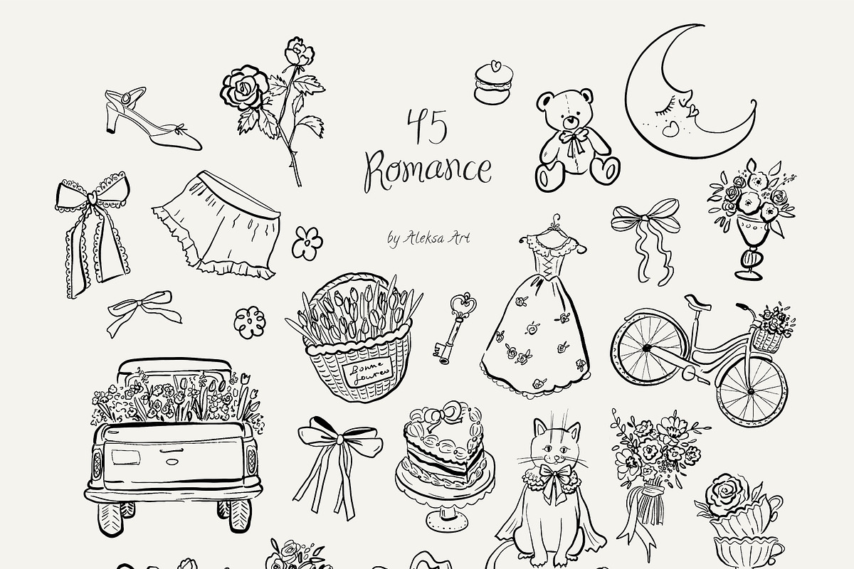 Hand-Drawn Love Doodles, an Object Graphic by AleksaArt (Photo 9 of 15)