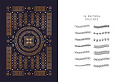 Art Deco Floral Procreate Brushes, a Brush Add-On by Pencil Twist (Thumbnail 5 of 10)