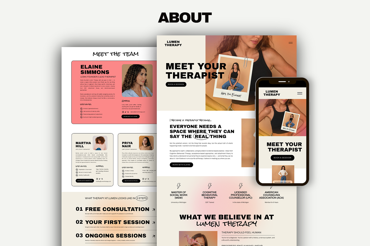 Therapist & Coach Website Showit, a Squarespace Template by Warmsoulgallery (Photo 4 of 13)