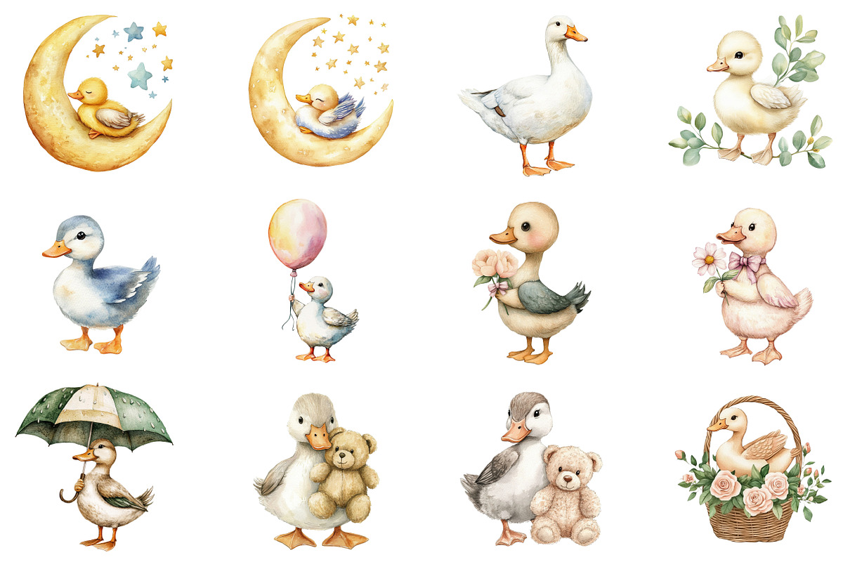 Silly Goose Clipart, an Illustration by CitraGraphics (Photo 4 of 5)