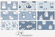 80 winter animals seamless pattern, a Pattern Graphic by Poppy Lane Studio (Thumbnail 9 of 11)