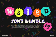 Weird Font Bundle - 30 Typefaces!
