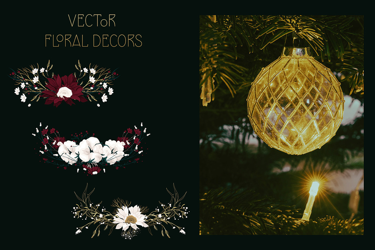 Elegant Vector Christmas, an Object Graphic by HmarkaShop (Photo 6 of 7)