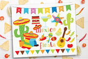 Cinco De Mayo Clipart + SVG, a Seasonal Illustration by MyClipArtStore (Thumbnail 1 of 2)