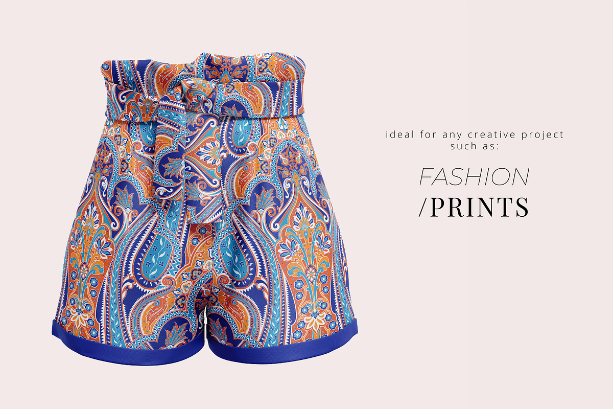 Bohemian Paisley Premium Pattern, a Pattern Graphic by ASTUDIO (Photo 4 of 7)