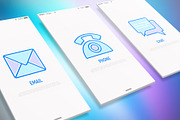 Communication | 16 Thin Line Icons, an Outline Icon by Alex Blogoodf (Thumbnail 2 of 7)