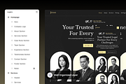 Judas - Law Firm Website, a Landing Page Template by SLAB! Design (Thumbnail 3 of 5)