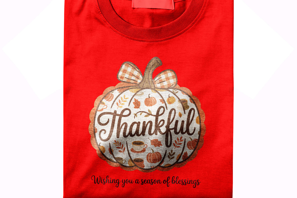 Thankful T Shirt Design, Preppy Fall, a Seasonal Illustration by Unique Design Team (Photo 5 of 7)