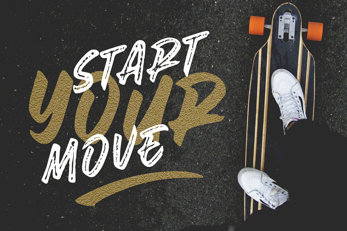 Awesome Journey / Brush Font preview 3