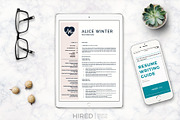 Nurse Resume, Cover L. + References, a Resume Template by HIRED Design Studio (Thumbnail 6 of 11)