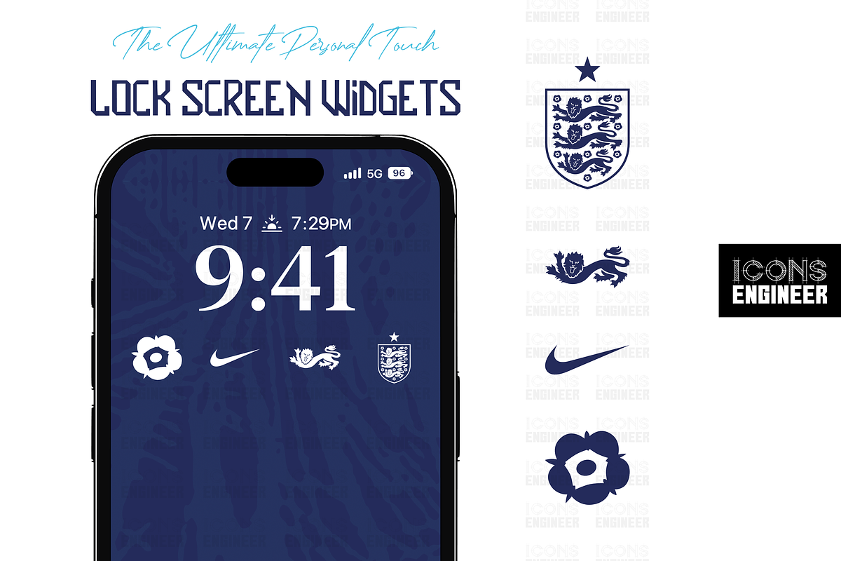 England Theme Pack | Home Kit, an Icon by IconsEngineer (Photo 7 of 11)