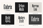 Gabrix – Modern Display Font, a Slab Serif Font by Wow Magic (Thumbnail 3 of 4)