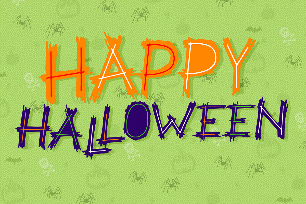Be Afraid, a Handwritten Font by JoshuaRed Design (Photo 4 of 7)