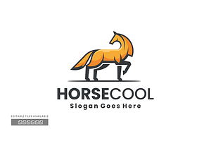 Horse Simple Mascot Logo, a Branding & Logo Template by ivan_artnivora