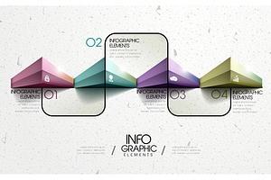 Geometric Infographic Template, a Presentation Template by TotallypicRF