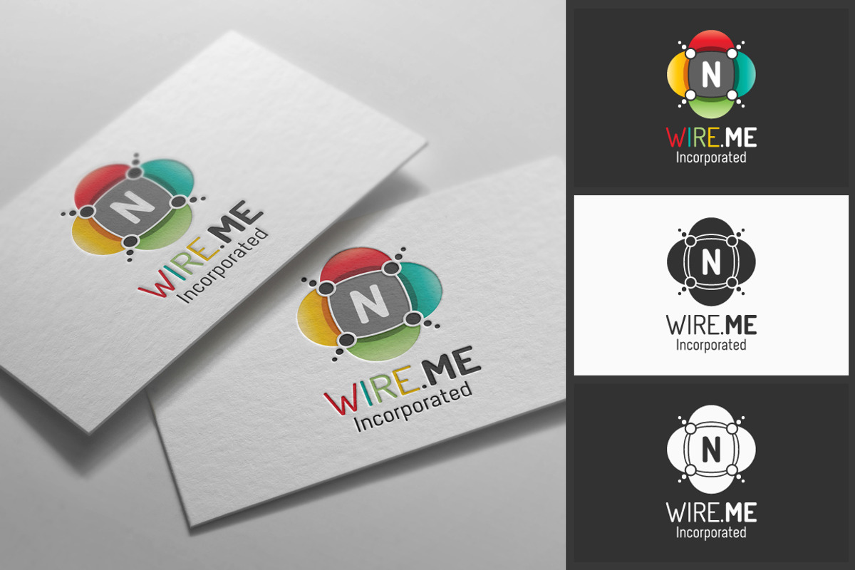 4 Advanced Logo Templates Bundle 4, a Branding & Logo Template by MAOV (Photo 8 of 9)