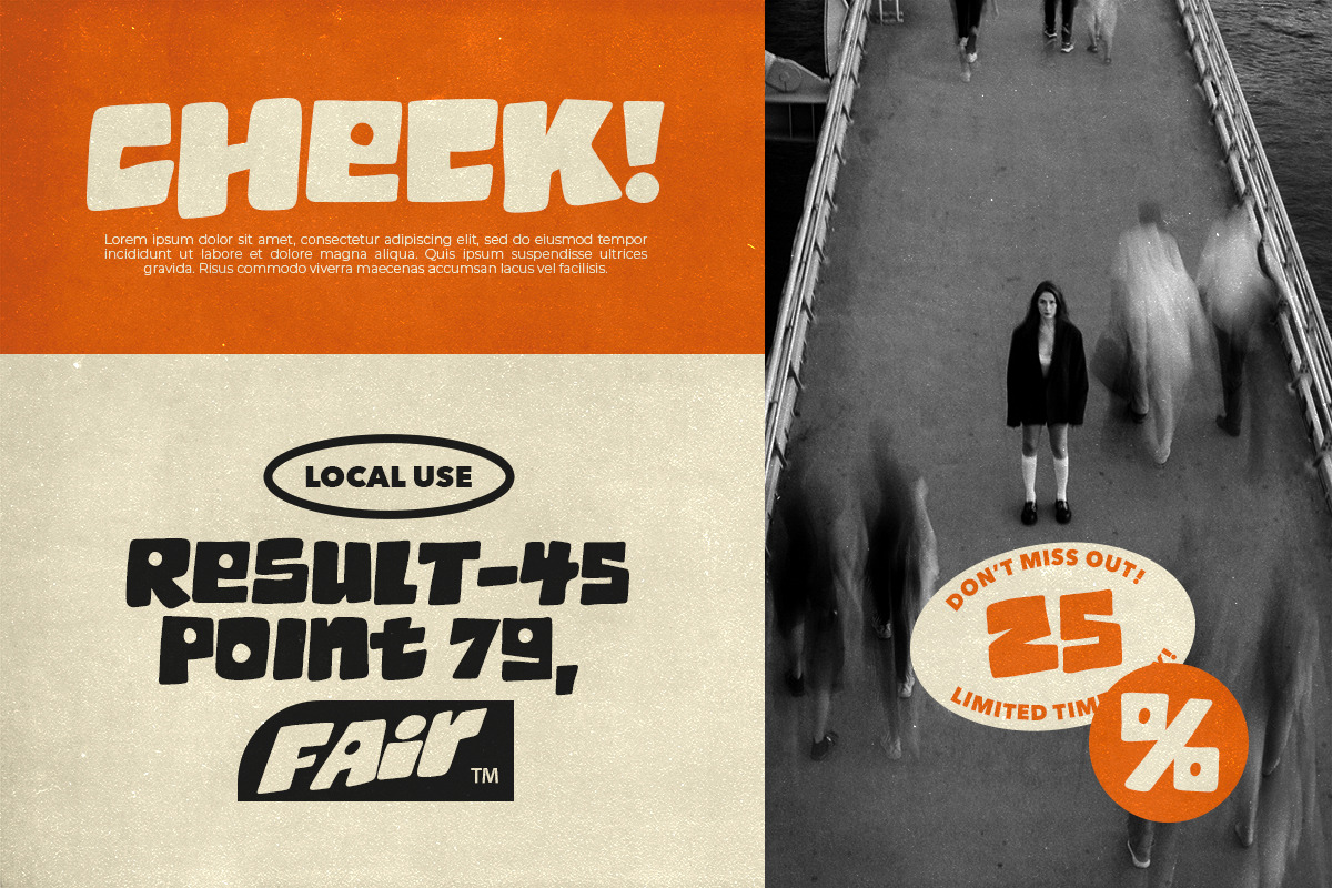 Fair Square - Chunky Bold Font, a Sans Serif Font by Sarid Ezra (Photo 2 of 9)