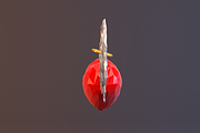Low Poly Angel Heart, an Object 3D Model by CreativeeArt (Thumbnail 2 of 7)