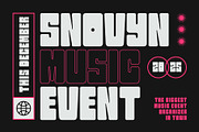 Snovyn, a Sans Serif Font by graphicook (Thumbnail 4 of 10)