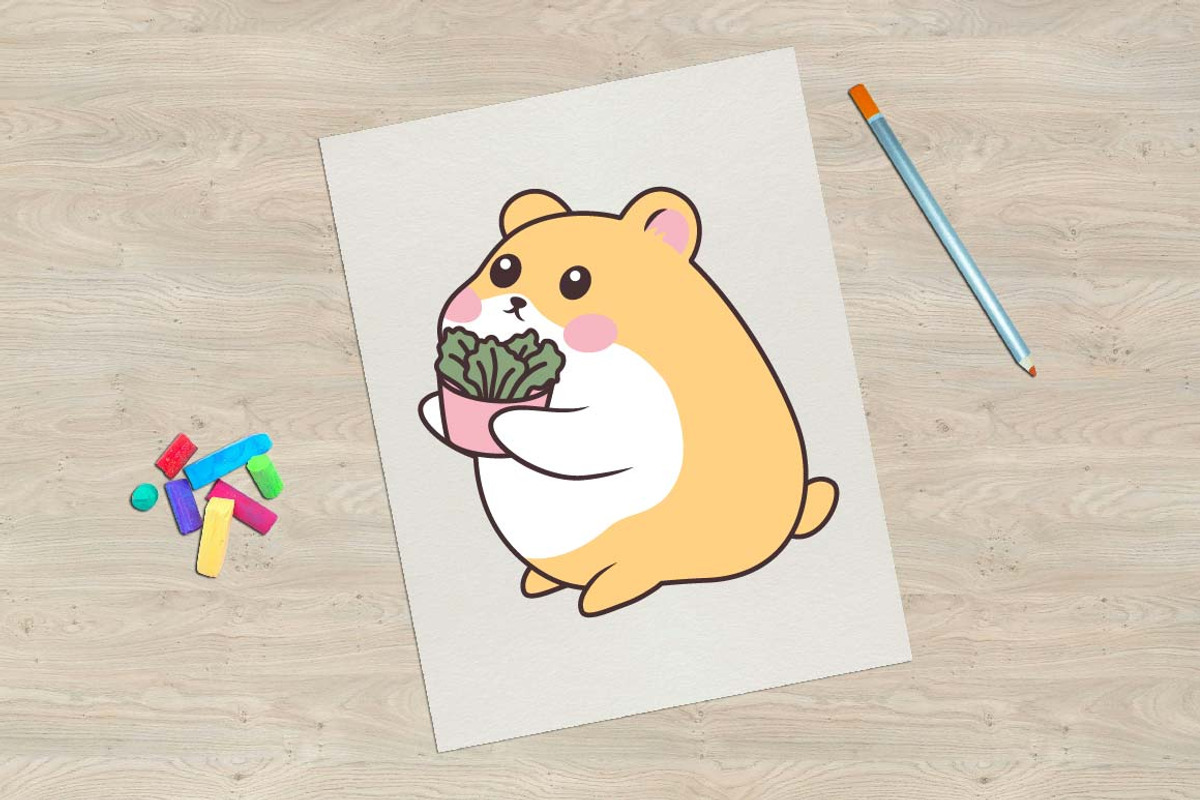 19 Cute Orange Hamster Character, an Animal Illustration by jongcreative (Photo 5 of 6)