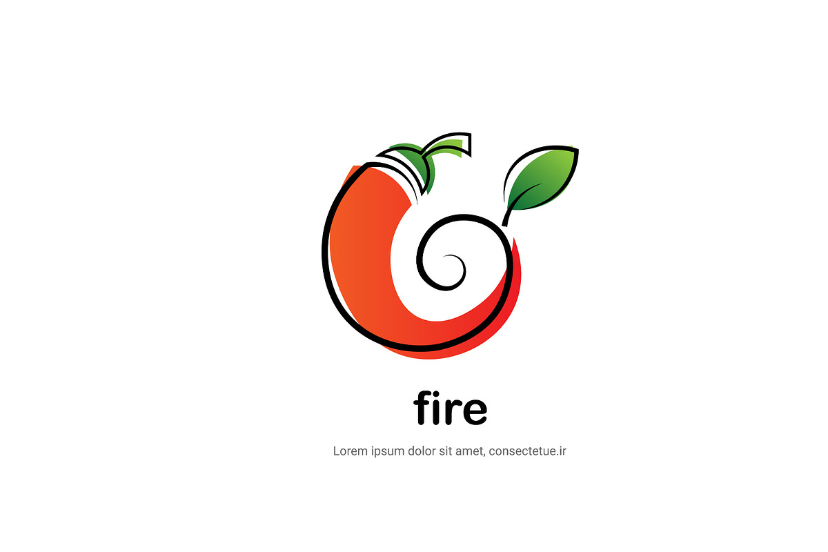 Chili logo set vector, a Food Illustration by foxndeer (Photo 2 of 4)