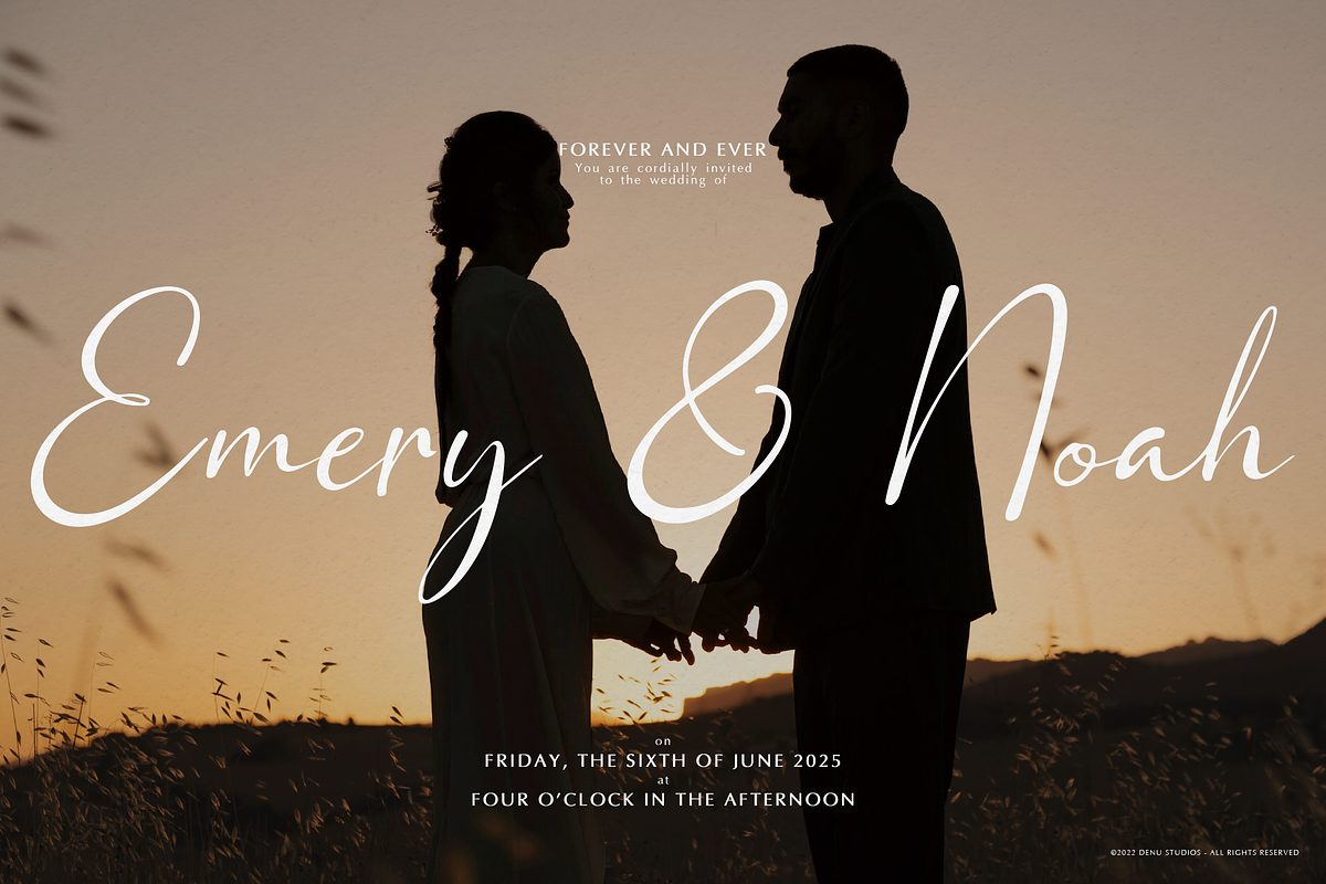 Bohemiya Felmirah | Signature Font, a Script Font by Denustudios (Photo 8 of 12)