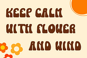 FlowerBreeze - A Groovy Display Font, a Symbol Font by AQR Studio (Thumbnail 5 of 9)