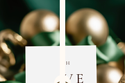 5x5 Christmas Greeting Card Mockup, an Advertising Mockup by Serenefeeling (Thumbnail 4 of 6)