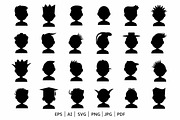 People Avatar Icons Set, an Icon by Graphicgo (Thumbnail 2 of 5)