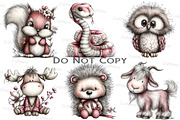 Whimsical Western Animal Clipart, an Illustration by Craft Nest (Thumbnail 3 of 8)