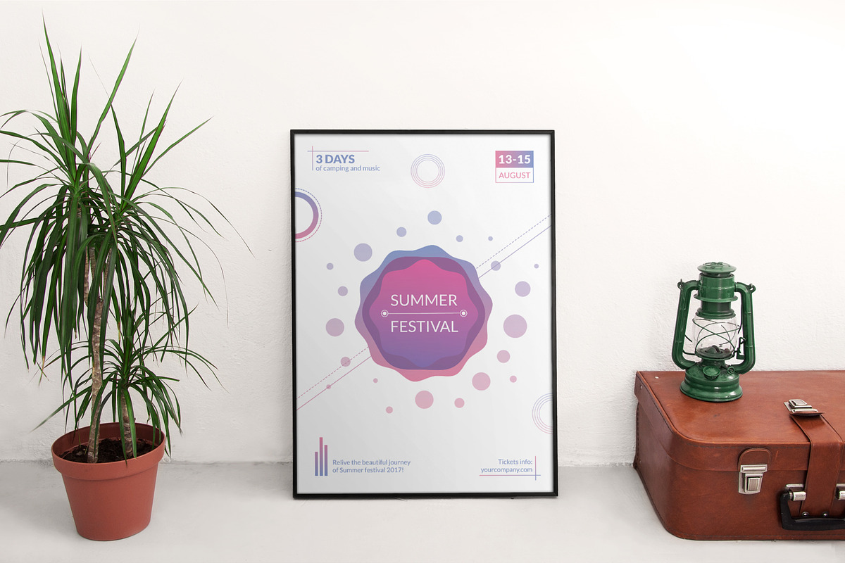 Promo Bundle | Summer Festival, a Poster Template by Amber Graphics