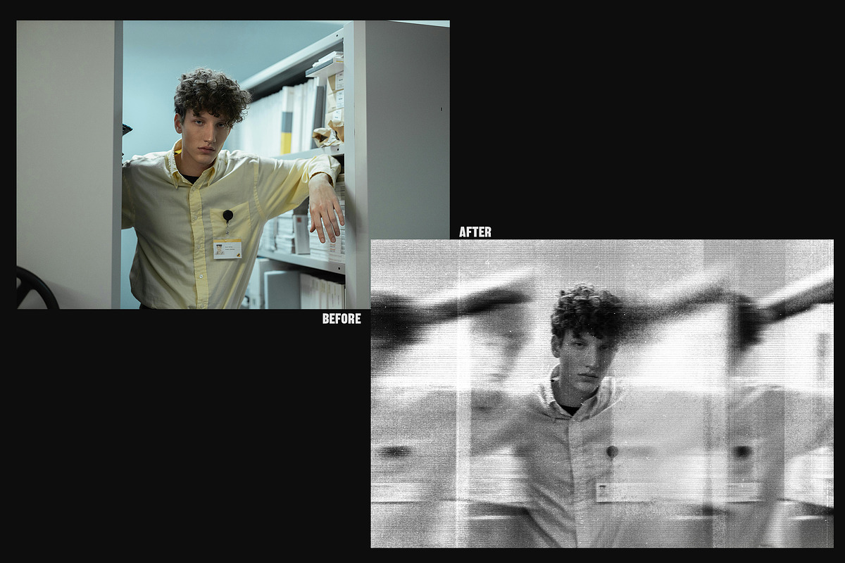Broken Printer Old Scan Photo Effect, a Layer Style Add-On by smishura (Photo 2 of 4)