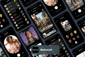 BeSocial Media Photo Sharing App