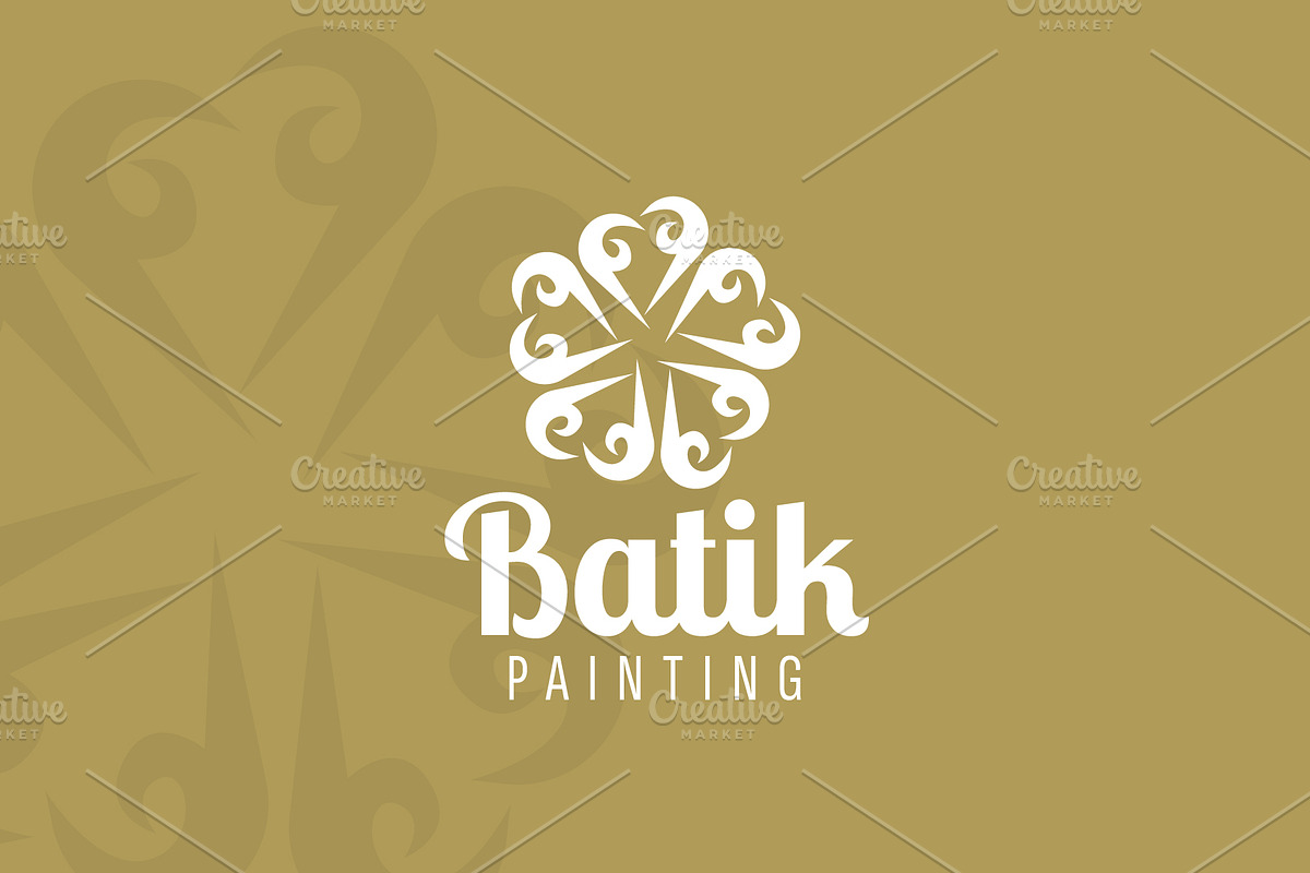 Batik logo vector icon illustration, a Branding & Logo Template by Dyn Studio