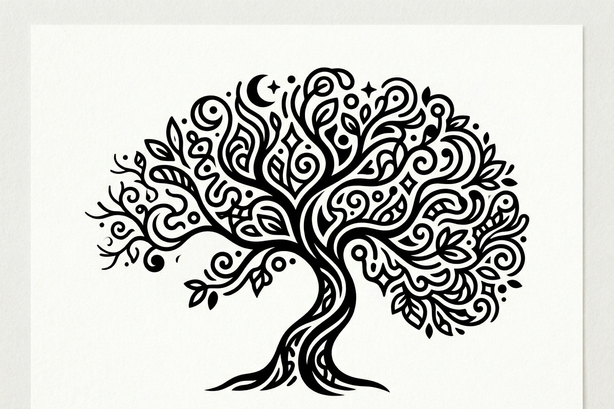 Elegant dream tree silhouette design, a Healthcare Illustration by Amazin_art (Photo 4 of 49)