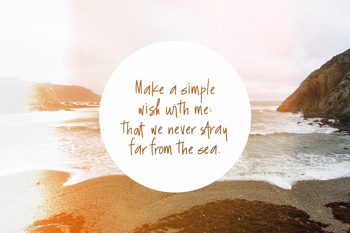 Neskowin Font + fun ligatures! preview 2