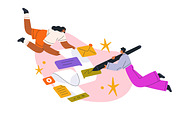 Digital content creators concept set, a Person Illustration by Good Studio (Thumbnail 2 of 14)