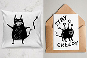 Monsters, illustratons and pattern, a Texture Illustration by pineart (Thumbnail 6 of 6)
