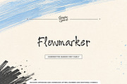 Flowmarker Hand Drawn Marker Font, a Handwritten Font by Graphic Spirit (Thumbnail 1 of 8)