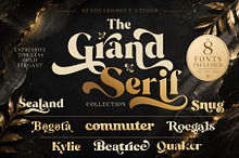 The Grand Serif Collection - 8 Bold