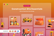 Construction Site Essentials 3D Icon, an Object Graphic by twinstd (Thumbnail 1 of 6)