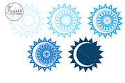 SOLAR ECLIPSE Multilayer Wall Art, a Templates & Theme by LaserCutano (Thumbnail 5 of 6)