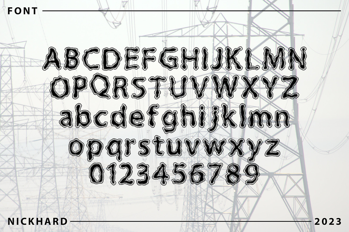 Stromaki Sans Serif Display Font, a Handwritten Font by Nickhard (Photo 5 of 5)