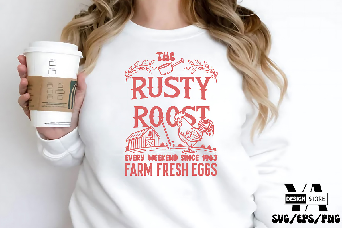 Vintage Farm Sign SVG Sublimation Bu, an Illustration by Ya_ Design Store (Photo 15 of 17)