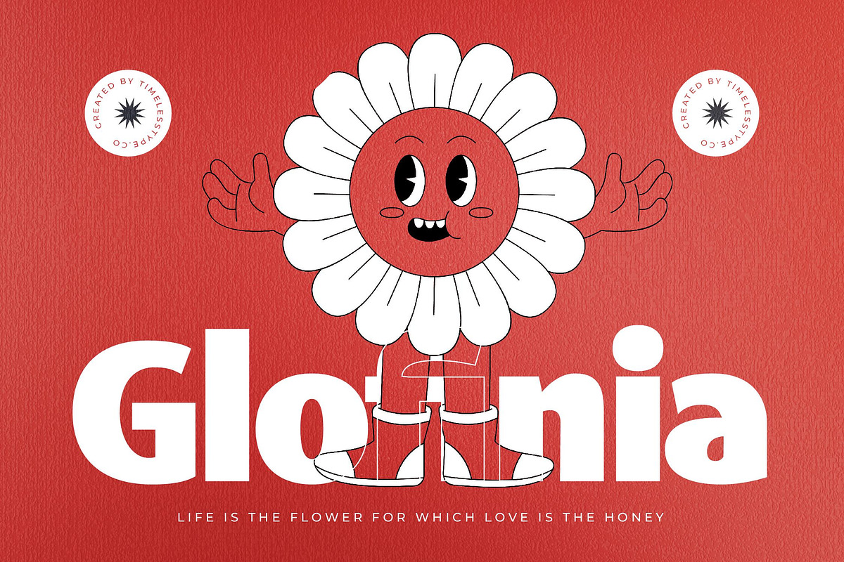 Caffie Lofie Retro Sans Serif, a Serif Font by timelesstype.co (Photo 4 of 20)