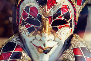 Venetian mask closeup, an Arts & Entertainment Photo by BOOCYS