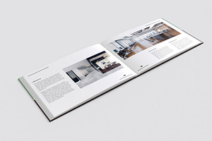 Landscape Book Mockup - 12 Views